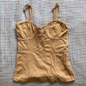 Sparkle and Fade Nude Tank Size S